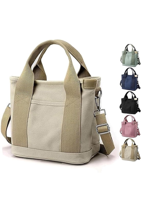 Tinkertechus Bag, Large Capacity Multi-pocket Handbag, Dual Use Shoulder Bags with Zipper & Compartments, for Women