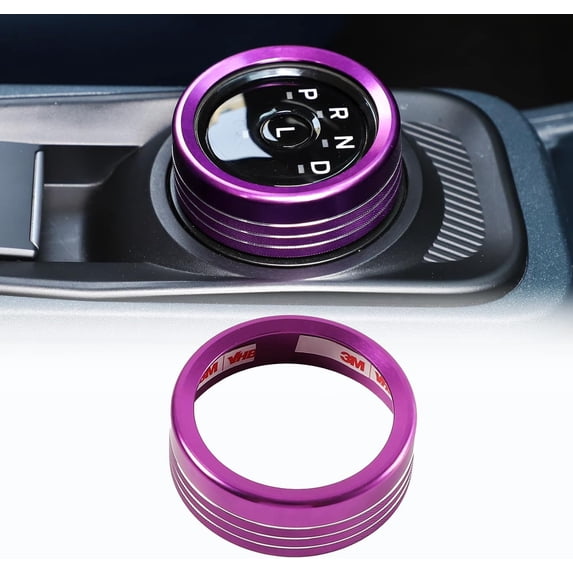 Tinki Gear Shift Switch Button Ring Trim Cover Fit for Ford Maverick 2022 2023 2024, Aluminum ,1PCS