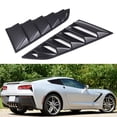 thumbnail image 1 of Tinki Rear Side Window Louver Cover Compatible with 2014-2019 C7 Corvette Stingray, Z51, Z06, ZR1, Grand Sport, Side Window Louvers Air Vent Shades Cover Trim, Rear Quarter Window Cover Trim Pair, 1 of 6