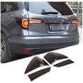 thumbnail image 1 of Tinki Rear Tail Fog Light Lamp Frame Trim Cover Compatible with Honda Pilot 2015-2022, 1 of 7