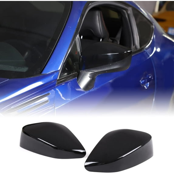 Tinki Rear View Mirrors Cover Cap Cover Trim Compatible with Subaru BRZ & Toyota 86 2012-2020, ABS,2PCS