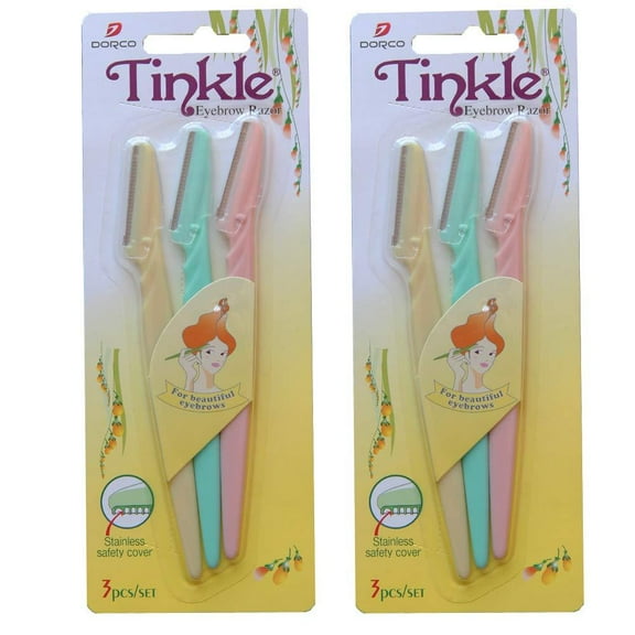 Tinkle Eyebrow Razor Pack of 6