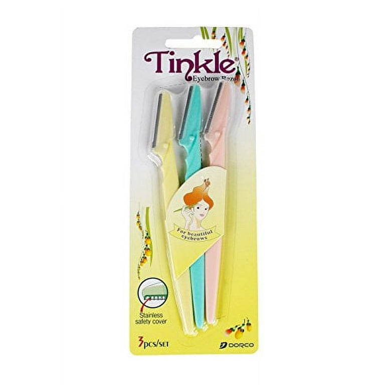 Tinkle Eyebrow Razor Shaper, Facial Hair Remover with Safety Guard