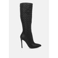 thumbnail image 1 of Tinkles Embossed High Heeled Calf Boots, 1 of 10