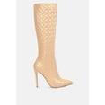 thumbnail image 1 of Tinkles Embossed High Heeled Calf Boots, 1 of 10