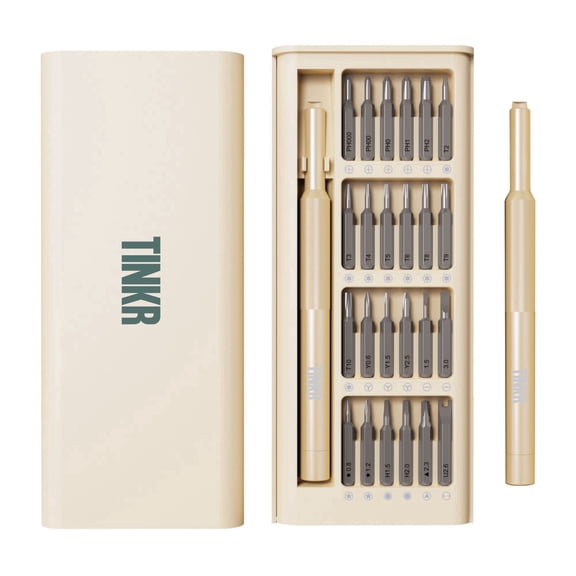 Tinkr Precision Screwdriver, Cream