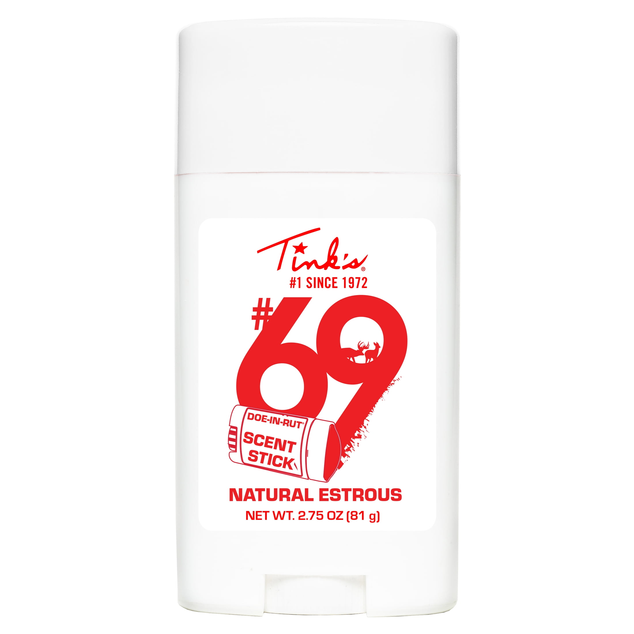 Tink's #69 Doe-in-Rut Natural Scent Stick Deer Lure 2.75 oz