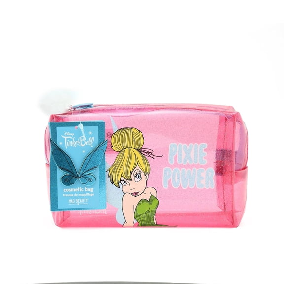 Mad Beauty Tinks Pixie Perfection Cosmetic Bag, Tinkerbell PU Bag