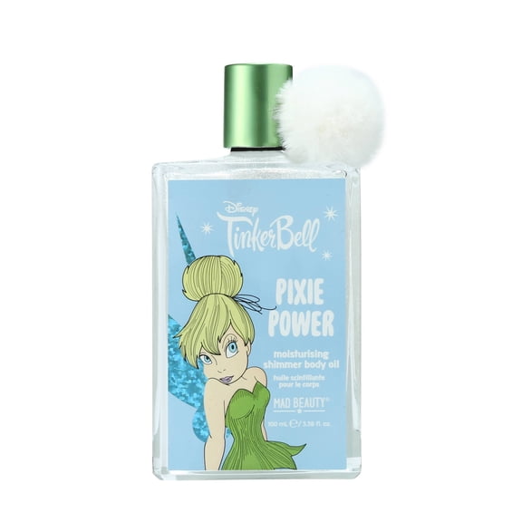 Mad Beauty Tinks Pixie Perfection Moisturising Shimmer Body Oil, Wildflower Scent, 3.38 fl oz