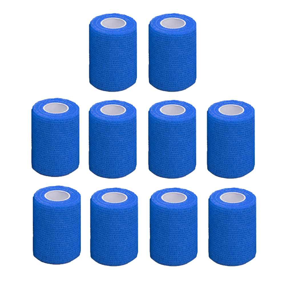 Tinksky 10 Roll Useful Cohesive Bandages Self Adherent Wrap Tape
