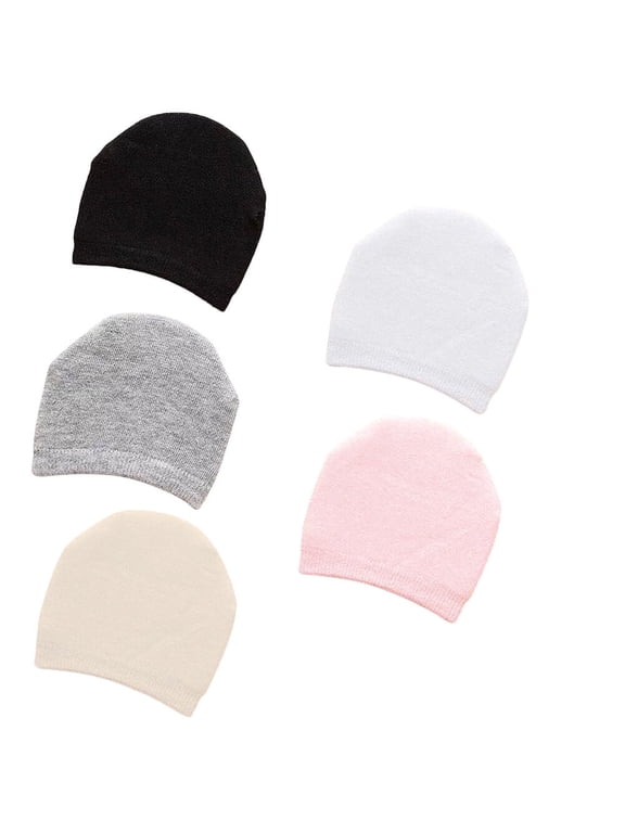 5 Pairs of Cotton Half Socks Toe Topper Liner Socks Toe Cover Socks Invisible Socks for Lady (Black White Pink Grey Skin Color)