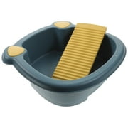 Tinksky Adorable Laundry Basin Hand Wash Clothes Washboard Basin Washing Basin