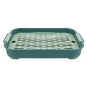 Tinksky Rabbit Litter Box Rectangular Hamster Toilet Bunny Litter Box Rabbit Training Potty