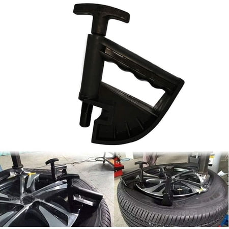 Tinksky Universal Auto Tire Changer Parts Tire Disassembly Removal Bead Rim Clamp Drop Center Tool Maintain Auxiliary Tool (Black)