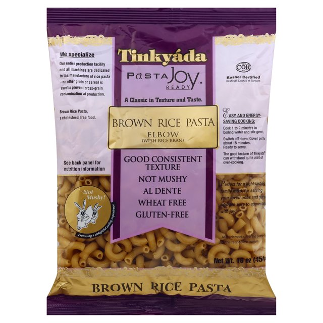Tinkyada Brown Rice Elbow Pasta 16 oz (Pack Of 6)