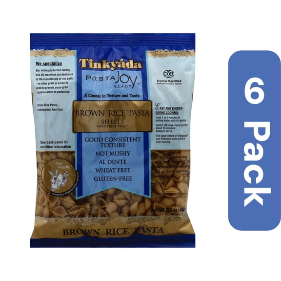 Tinkyada Brown Rice Shell Pasta 16 oz (Pack Of 6)
