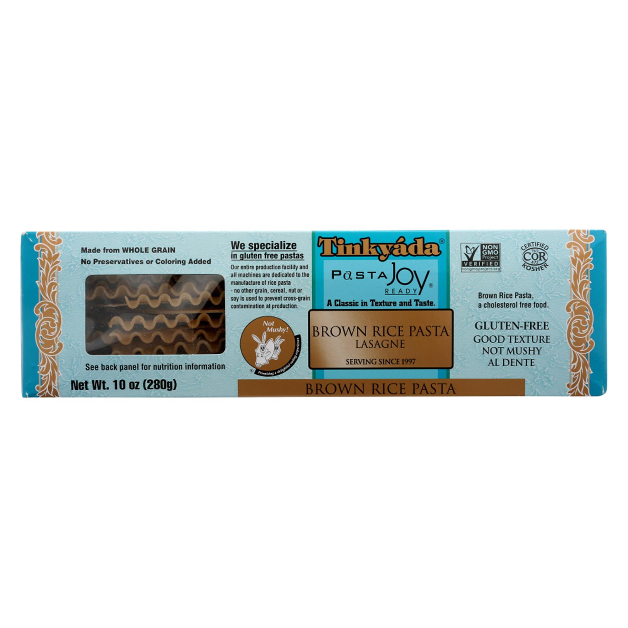 ラクダ　foithong rabkwan yaimai Tinkyada Gluten-Free Lasagna Brown Rice Pasta, 10 Oz - Walmart.com