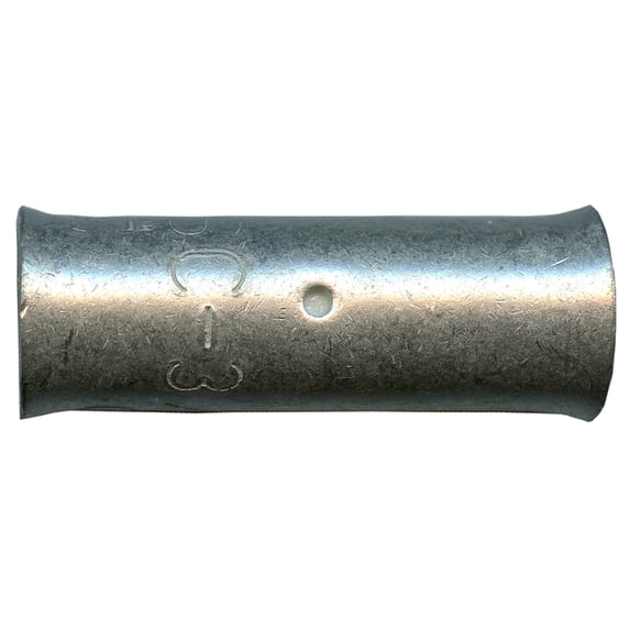 Tinned Copper 3/0 AWG Gauge Butt Splice Connector Wire Terminal Battery Cable End - 100 Pack