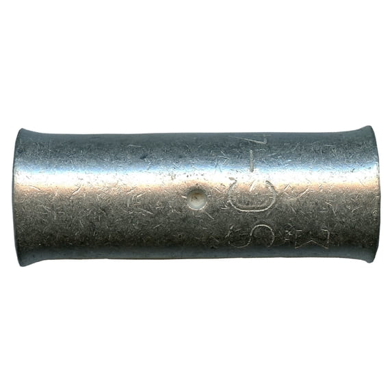 Tinned Copper 4/0 AWG Gauge Butt Splice Connector Wire Terminal Battery Cable End - 10 Pack