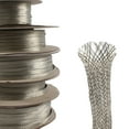 thumbnail image 1 of Tinned Copper Metal Braid Sleeving Flexible EMI RFI Shielding Wire Mesh Lot, 1 of 3