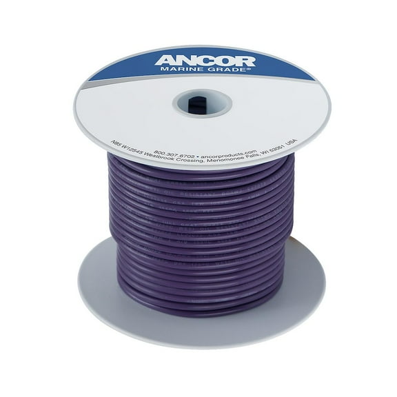 Ancor Purple 12 AWG Tinned Copper Wire - 100' [106710]