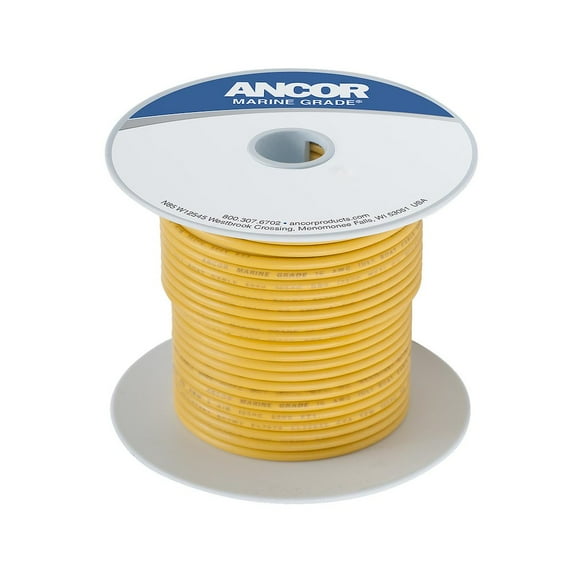 Ancor Yellow 8 AWG Tinned Copper Wire - 500'
