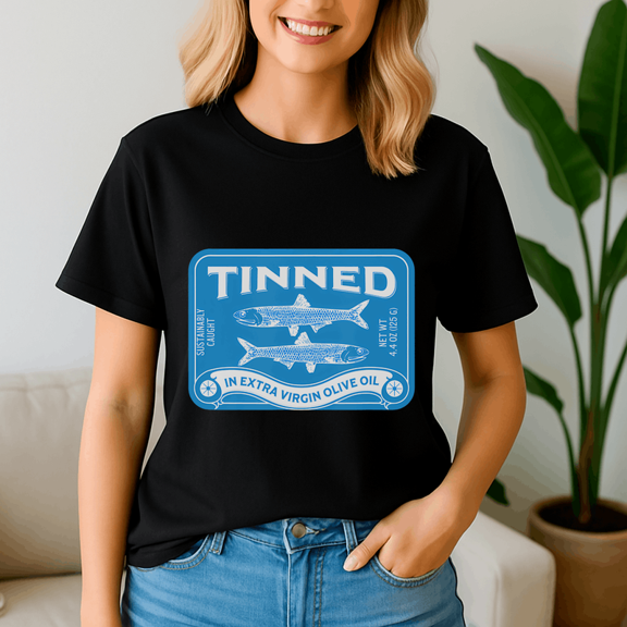 Tinned Fish Tinned Sardines Tin Fish Y2K Italian Summer Shirt, Summer Beach Tee,Summer Vibes,Summer Girl,Hello Summer,Summer Vacation Tshirt