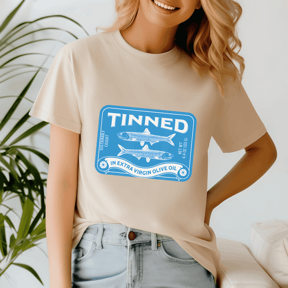 Tinned Fish Tinned Sardines Tin Fish Y2K Italian Summer Shirt, Summer Beach Tee,Summer Vibes,Summer Girl,Hello Summer,Summer Vacation Tshirt