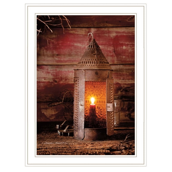TrendyDecor4U Tinner'S Lantern By Irvin Hoover Framed Print HOO125-226G