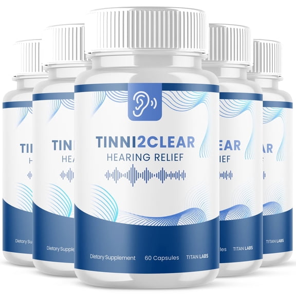 Tinni2Clear Advanced Hearing Support Pills Natural Ear Health Support Tinni 2 Clear 300 Capsules
