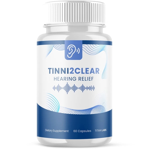 Tinni2Clear Advanced Hearing Support Pills Natural Ear Health Support Tinni 2 Clear 60 Capsules