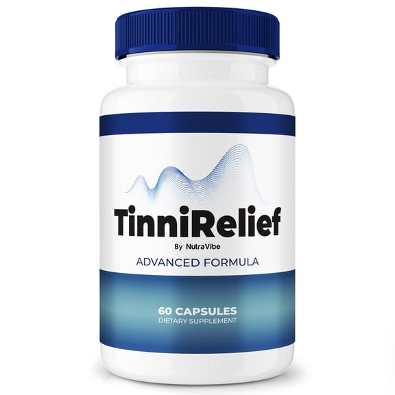TinniRelief Capsules – Original Formula with a Natural Blend to Support Ear Health, Hearing Comfort & Auditory Balance | Clean and Gentle, Easy-to-Take Daily Pills (60 Capsules)