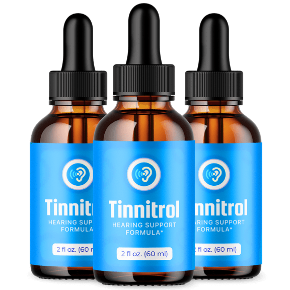 Tinnitrol Ear Health Suppport Drops Natural Formula Healthy Hearing Supplement 90 Servings