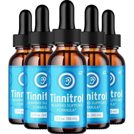 Tinnitrol Healthy Ear Support Supplement – Tinnitrol Ear Ringing Relief, Tinnitrol for Hearing Support, 5 Pack, 5 Month Supply