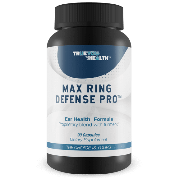 Tinnitus Max Ring Defense Pro - Ear Health Formula - Reduced Ear Ringing & Hearing Loss Support - Contains Turmeric & Garlic to Support Healthy Swelling Response, Improve Circulation to the Inner Ear