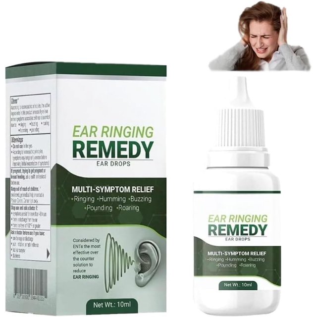 Tinnitus Relief Drops 10ml Earache Relief Ear Drops, Eases Pain 1/3