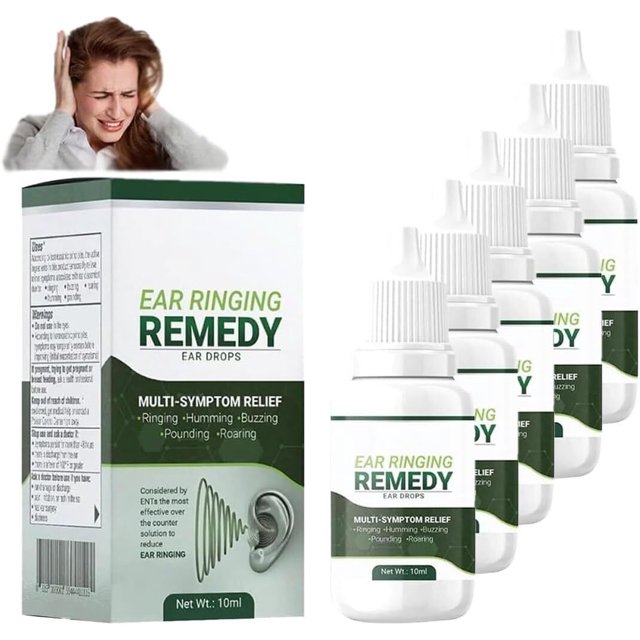 Tinnitus Relief Drops 10ml Earache Relief Ear Drops, Eases Pain 1/3