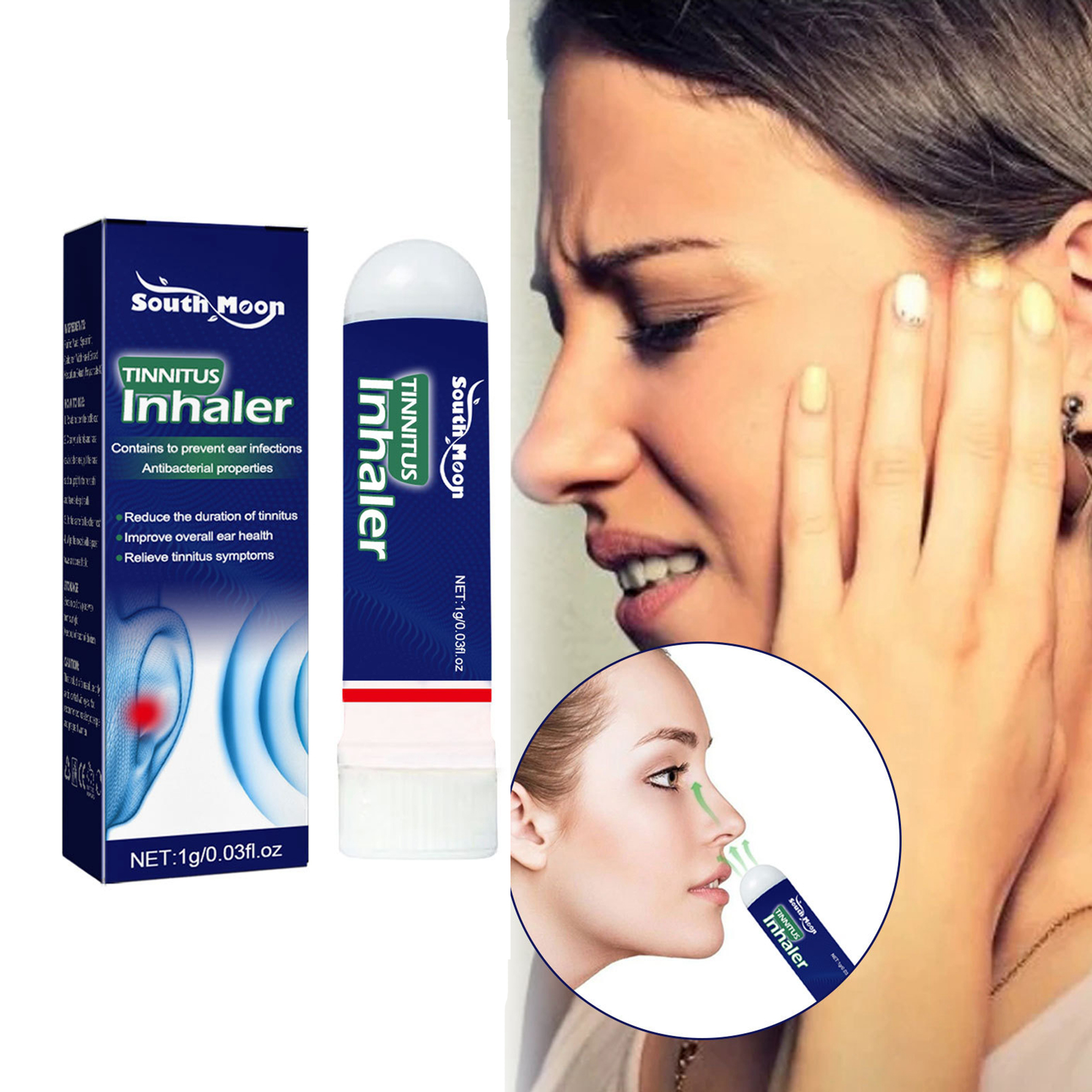 Tinnitus Relief Nasal Inhaler, Natural Nasal Inhaler, Sinus Inhaler