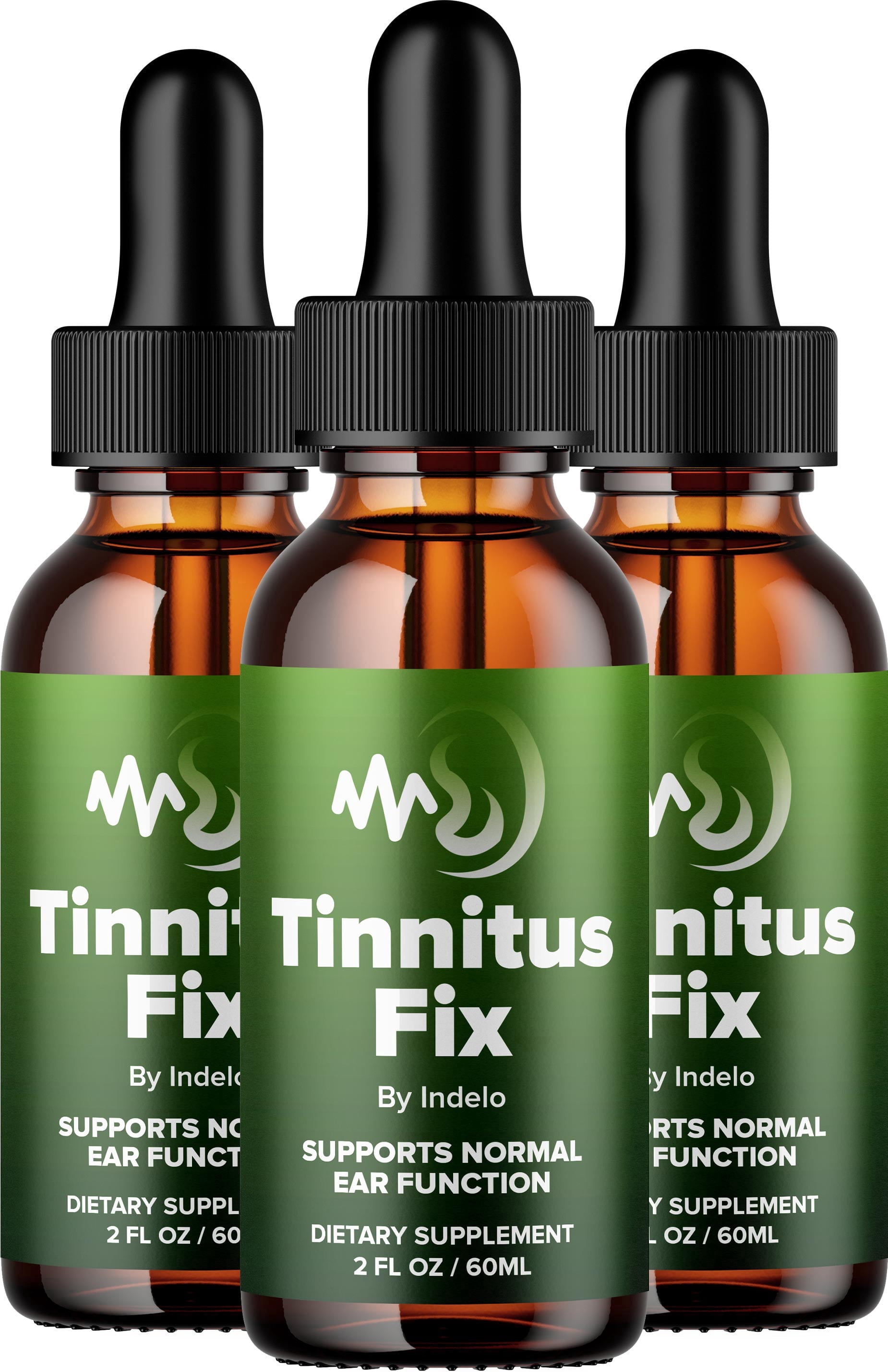 TinnitusFix Healthy Ear Drops Support Supplement – Tinnitus Fix Liquid Ear Ringing Relief, TinnitusFix for Hearing Support, 3 Pack, 3 Month Supply