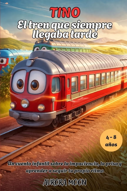 Tino El tren que siempre llegaba tarde: Un cuento infantil sobre la impaciencia, la prisa y aprender a seguir tu propio , (Paperback)