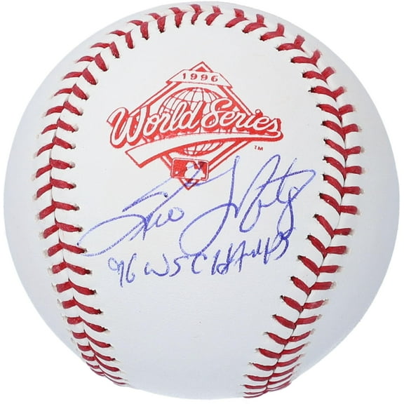 Tino Martinez New York Yankees Autographed 1996 World Series Logo Baseball with "96 WS Champs" Inscription - Fanatics Authentic Certified