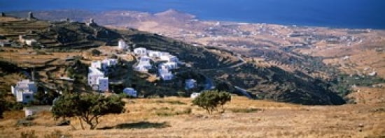 Tinos Greece Canvas Art - Panoramic Images (36 x 13)