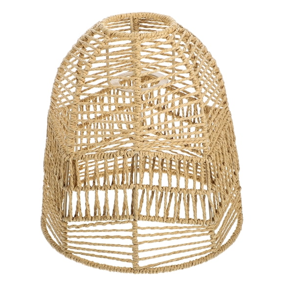 Rope Woven Pendant Lampshade Ceiling Light Lantern Rattan Macrame Outdoor Hanging Lamp Sun Visor Desk Lamp