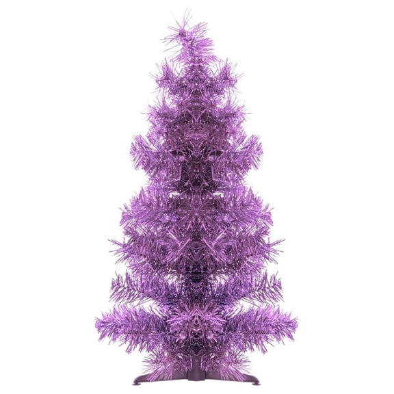 Tinsel 2 ft PVC Christmas Tree, 2'