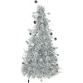 thumbnail image 1 of Tinsel Christmas Tree Centerpiece Decoration, 1 of 2