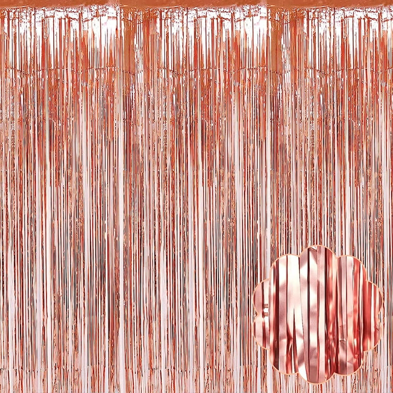 Shimmer Curtain Rose Gold Shimmer Curtain Rose Gold