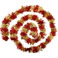 thumbnail image 1 of Tinsel Garland Metallic (Red and Gold, 2 Pack, 15 ft ea) Holiday Streamers Christmas Tree Decoration, Big and Thin Strands, 1 of 3