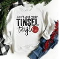 thumbnail image 1 of Tinsel In A Tangle Bulb | Sweatshirt, 1 of 4