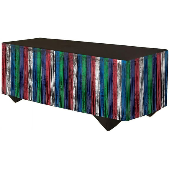 Tinsel Table Skirt, Multi