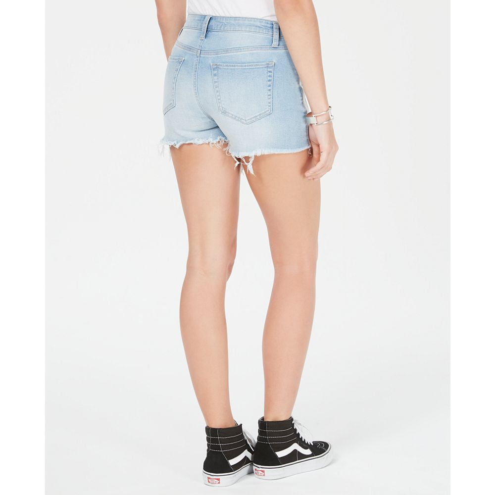 Tinsel Town Juniors Side striped Denim Shorts
